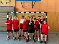 Die Fusballmannschaft der LVR Irena Sendler Schule