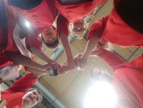 Die erfolgreiche Manschaft der LVR Irena Sendler Schule beim Fussballturnier in Köln